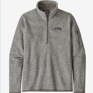 Patagonia gray 3/4 zip